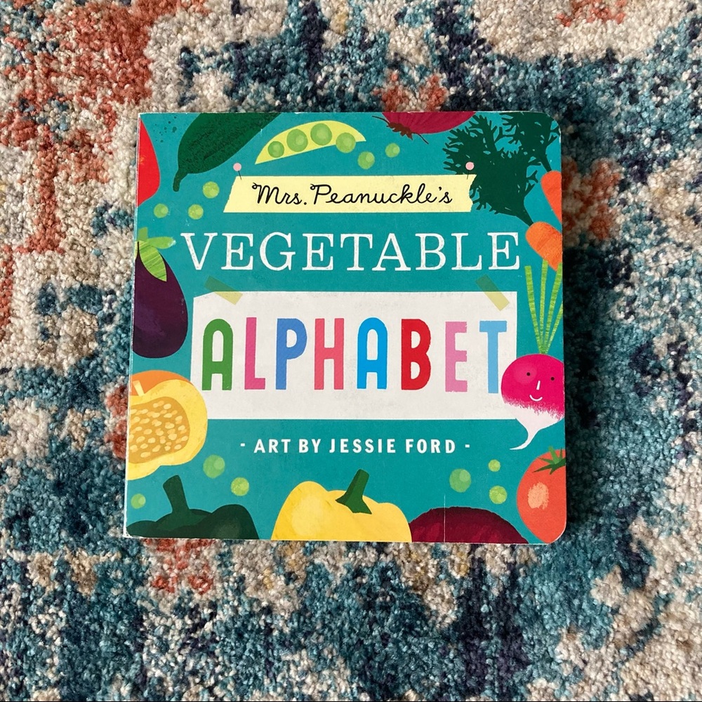 Mrs. Peanuckle’s Vegetable Alphabet Board Book